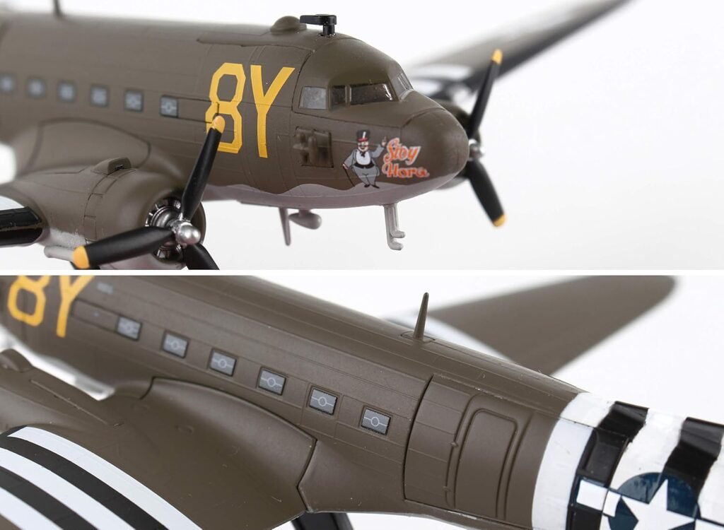 Daron Worldwide Trading Postage Stamp P-38J Lightning Marge 1/115 Dick Bong Airplane Model