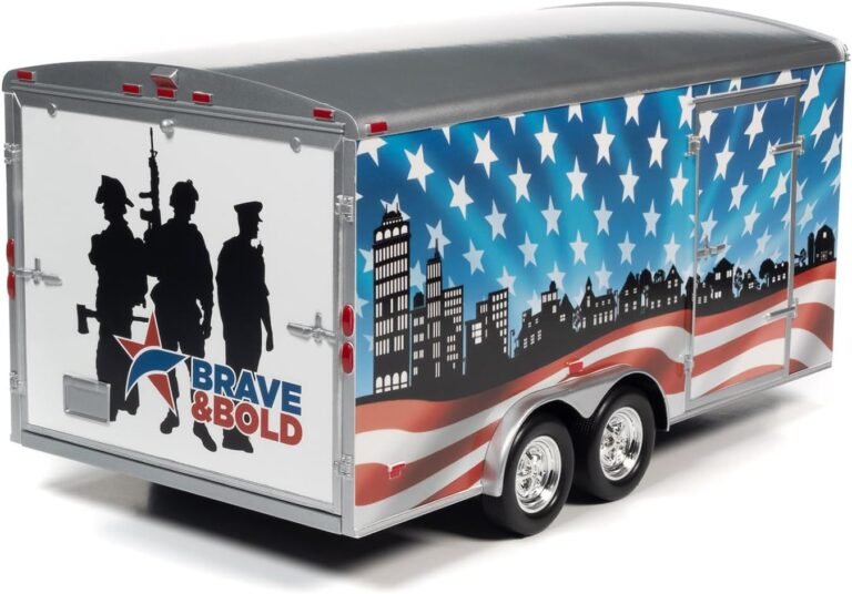Four Wheel Enclosed Trailer Patriotic Review
