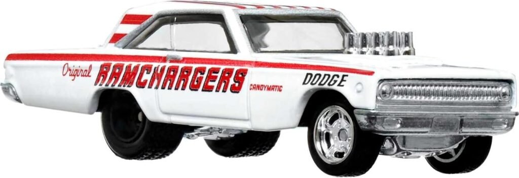 Hot Wheels Car Culture Circuit Legend Premium Toy Car, Die-Cast 1:64 Scale 65 Dodge Coronet for Play or Display