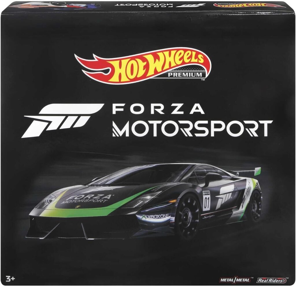 Hot Wheels Premium Car Culture Che Figata Container Set with 5 1:64 Scale Die-Cast Toy Cars in Collectible Storage Container