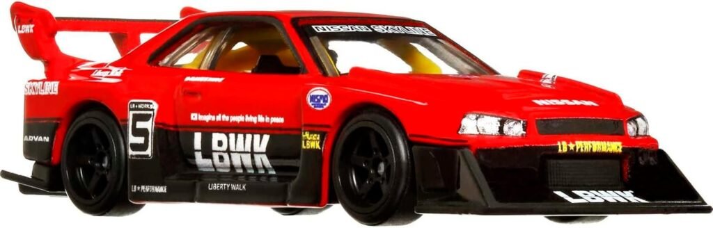 Hot Wheels Premium Car Culture Che Figata Container Set with 5 1:64 Scale Die-Cast Toy Cars in Collectible Storage Container