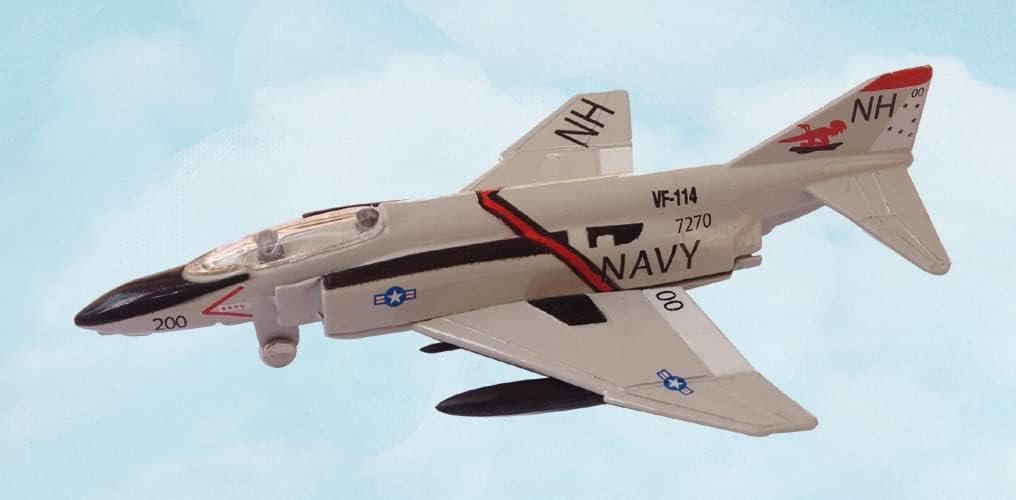 Hot Wings Planes F-4 Phantom with Connectible Runway Die Cast Plane in Aviation Museums Nationwide