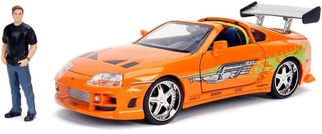 Jada 1:24 Diecast 1995 Toyota Supra with Brian OConner Figure, Men