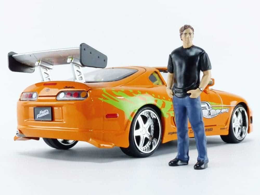 Jada 1:24 Diecast 1995 Toyota Supra with Brian OConner Figure, Men