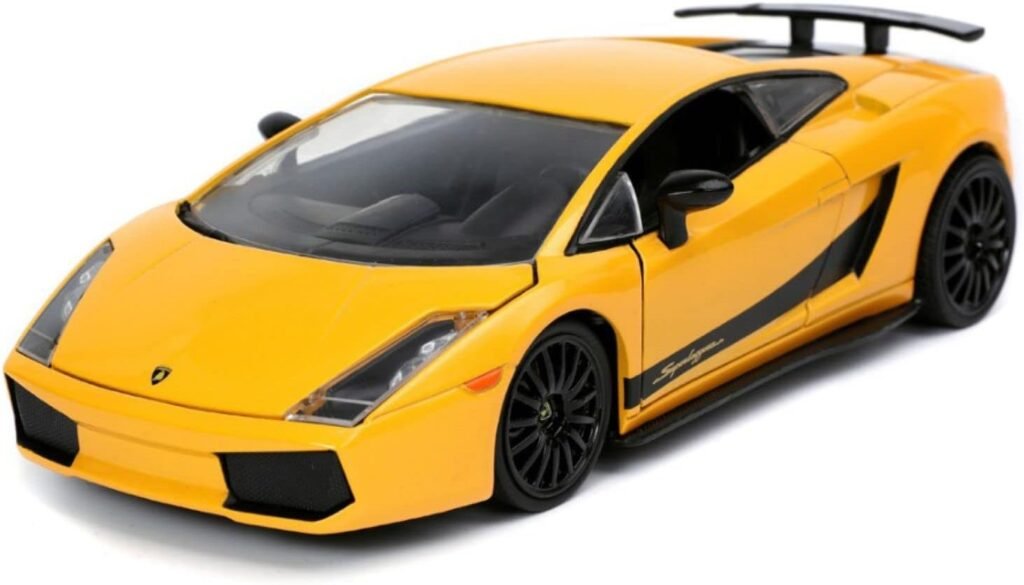 Jada Toys Fast  Furious 1:24 Lamborghini Gallardo Superleggera Die-cast Car Yellow, Toys for Kids and Adults