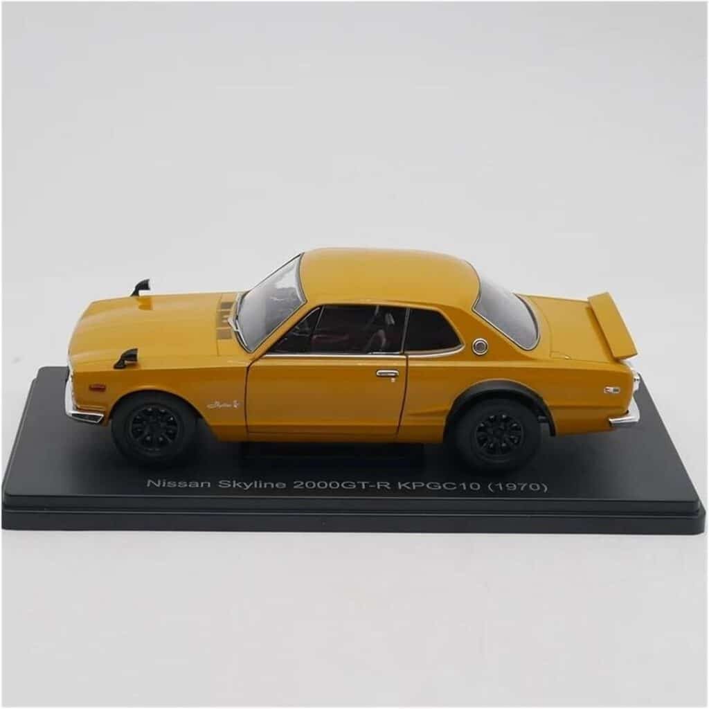 Scale Car Models 1:24 for Nissan Skyline 2000GT-R Simulation Alloy Diecast Toy Model Vehicle Collectible Souvenir Pre-Built Model Vehicles