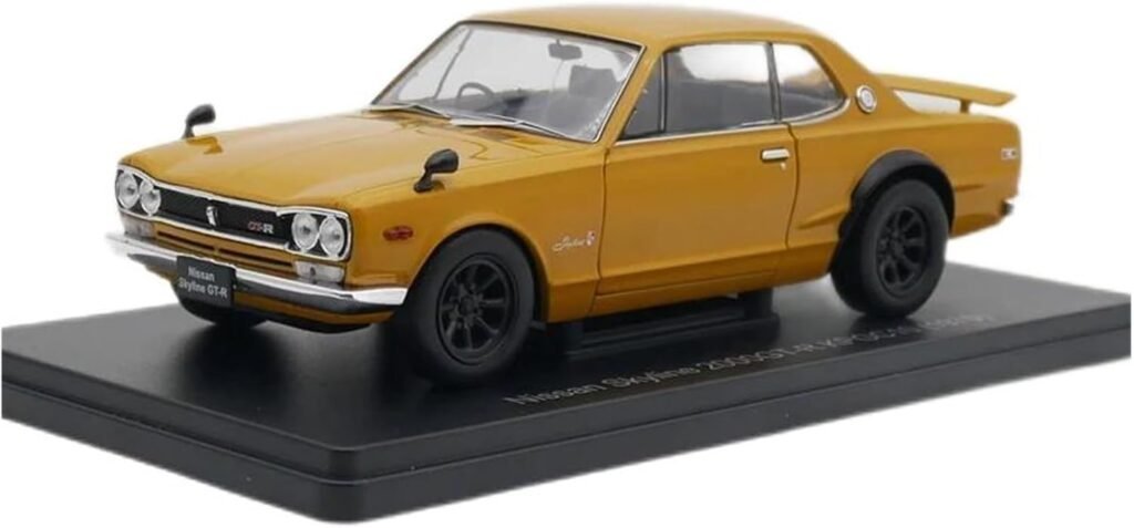 Scale Car Models 1:24 for Nissan Skyline 2000GT-R Simulation Alloy Diecast Toy Model Vehicle Collectible Souvenir Pre-Built Model Vehicles
