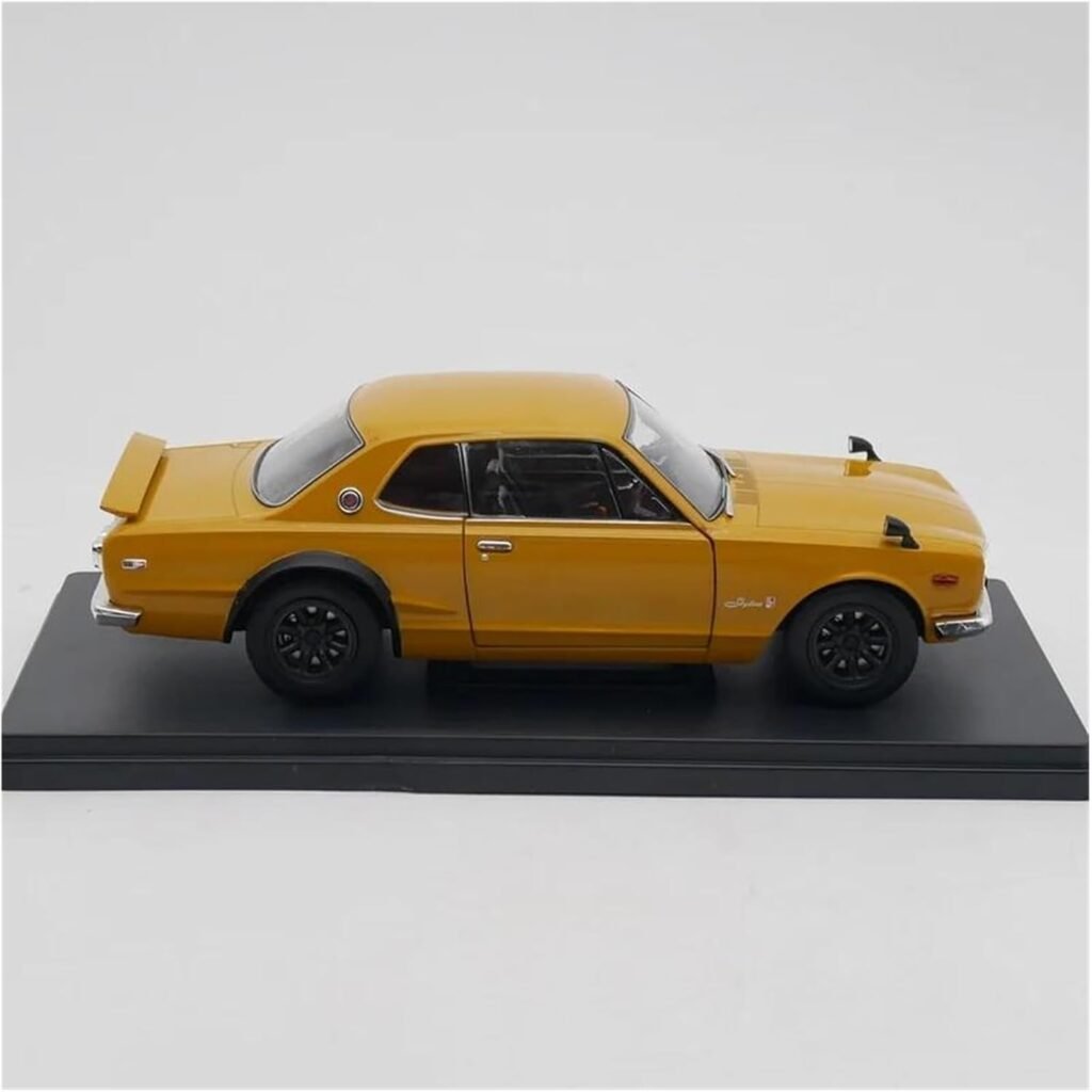 Scale Car Models 1:24 for Nissan Skyline 2000GT-R Simulation Alloy Diecast Toy Model Vehicle Collectible Souvenir Pre-Built Model Vehicles