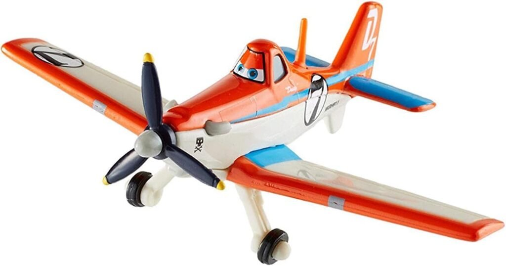 secxifeo Planes No.7 Dusty Crophopper 1:55 Metal Diecast Educational Toys Planes Model (Captain 29)
