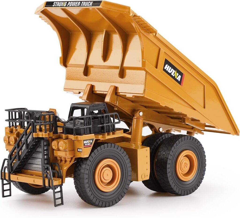 1/40 Scale Diecast Heavy Metal Dump Truck, Metal Construction Vehicles Trucks Toys for Boys Kids