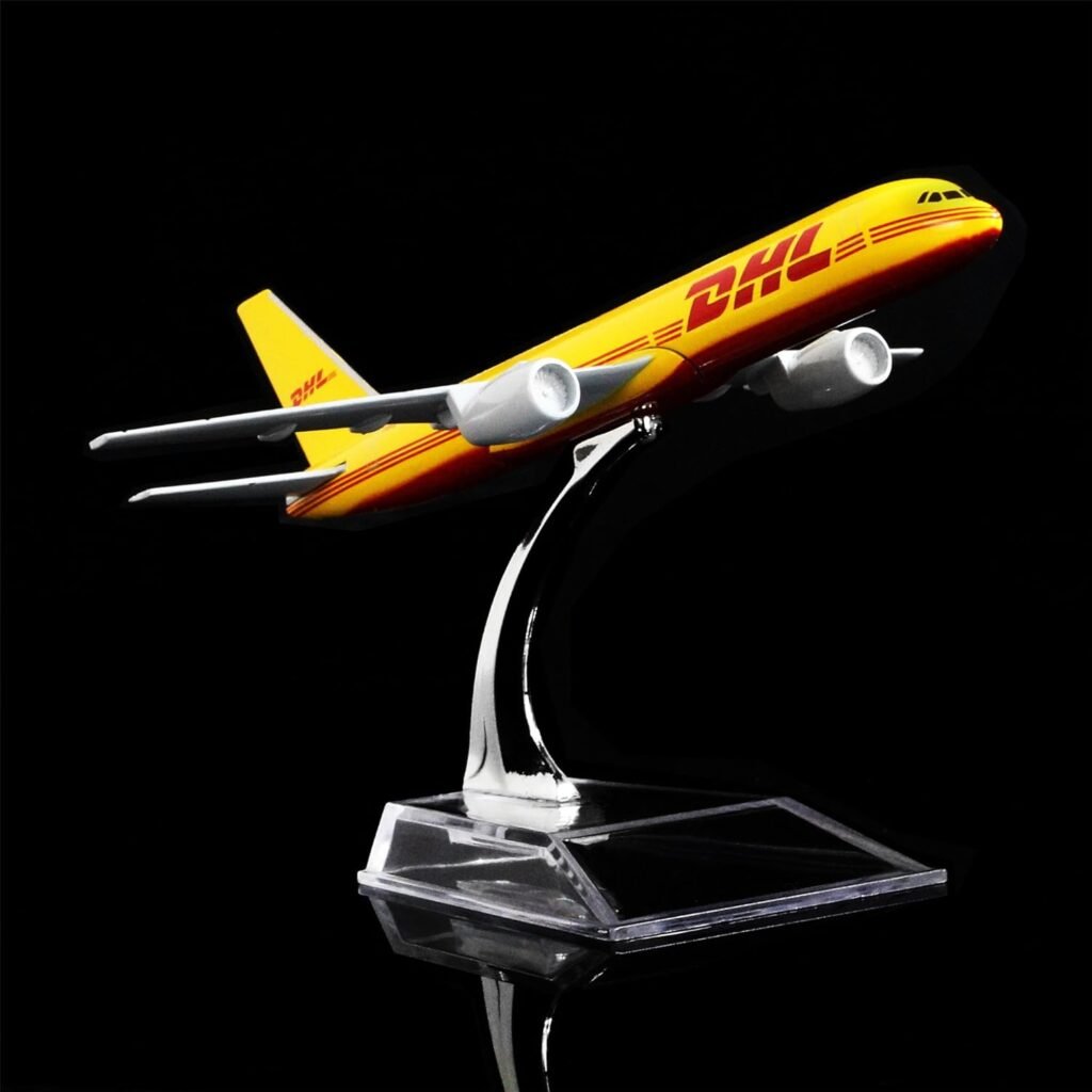 24-Hours DHL Sinotrans B757-200 Single Airplane Models Metal Die-cast 1:400