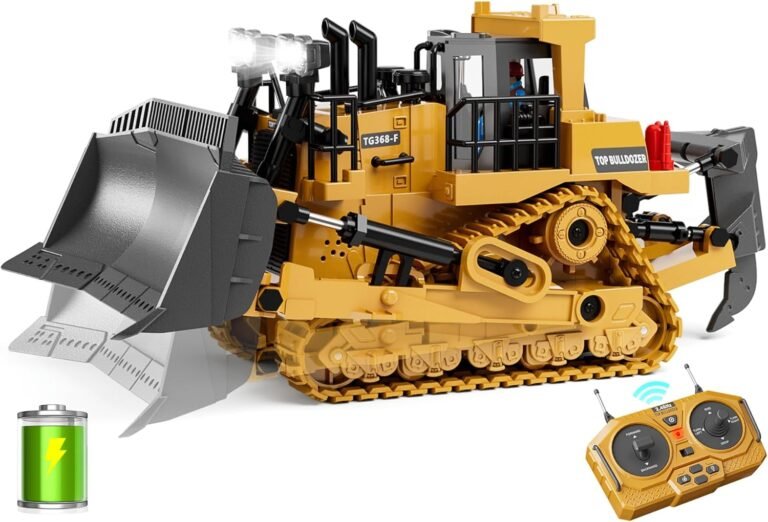 9-Channel Metal RC Bulldozer Review