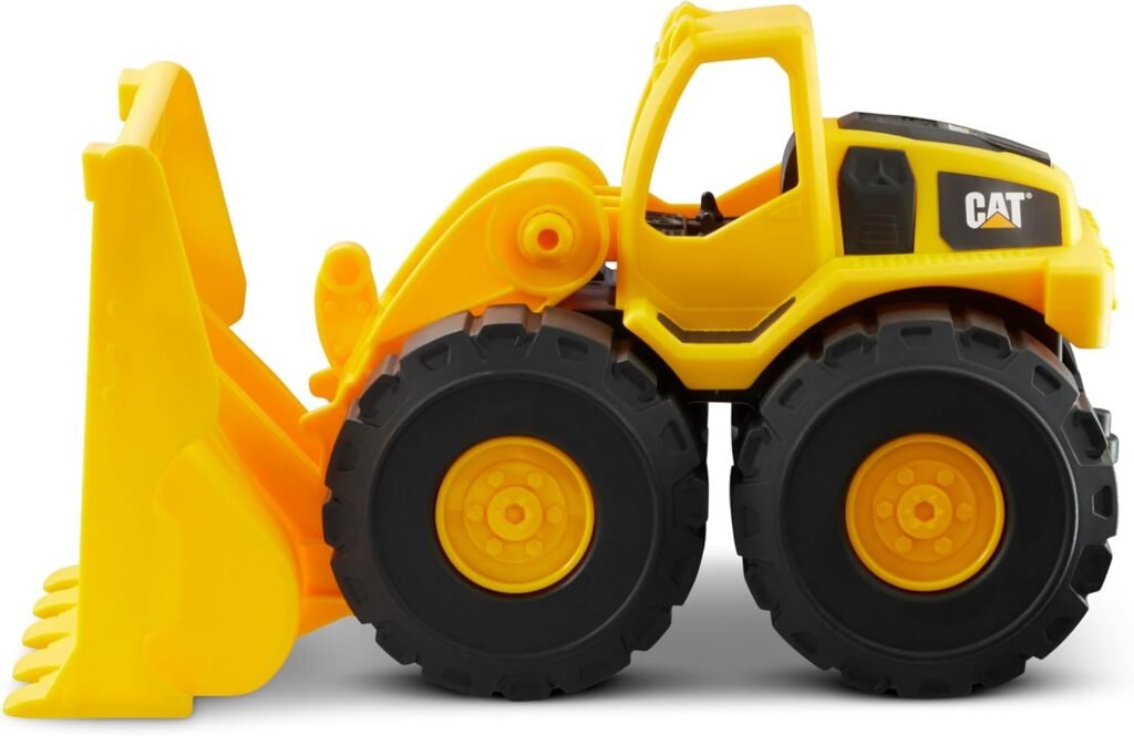 CAT Construction Toys, Tough Rigs 15 Dump Truck  Loader Set Toys 2 Pack Ages 2+, Kid Powered CATerpillar Vehicle Set, Indoor or Outdoor Play, No Batteries Required