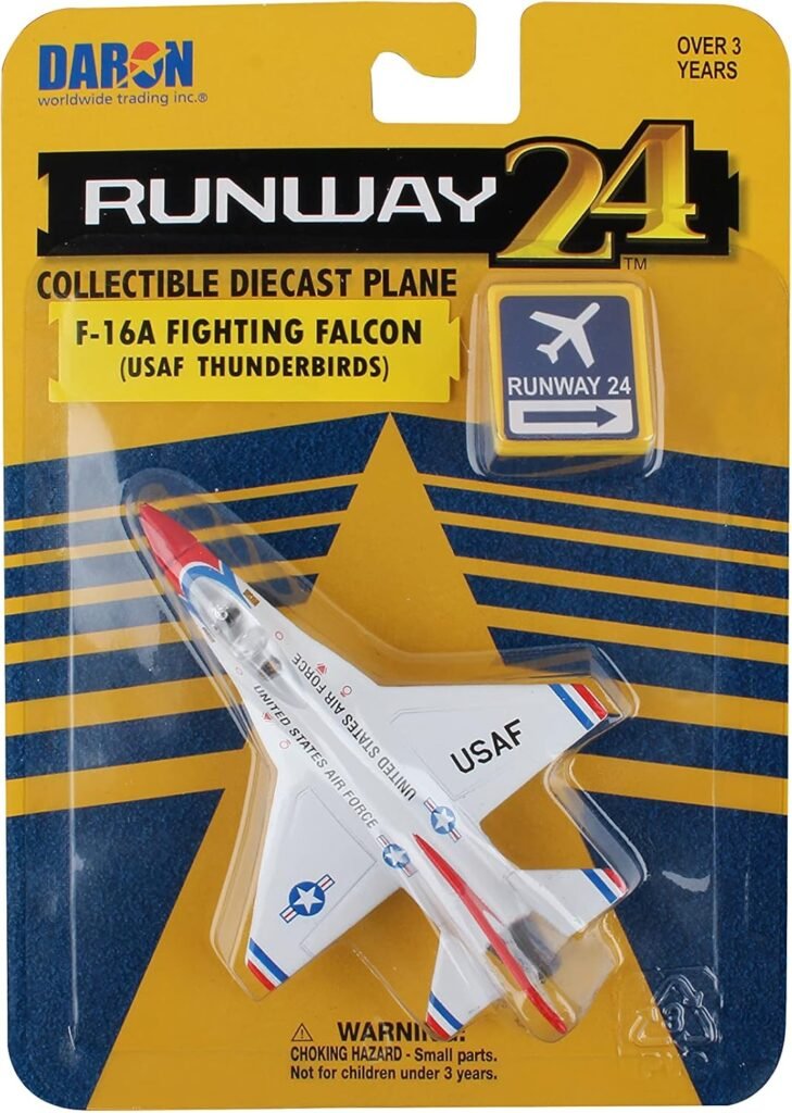 Daron Worldwide Trading Runway24 F-16 Thunderbird No Runway Vehicle