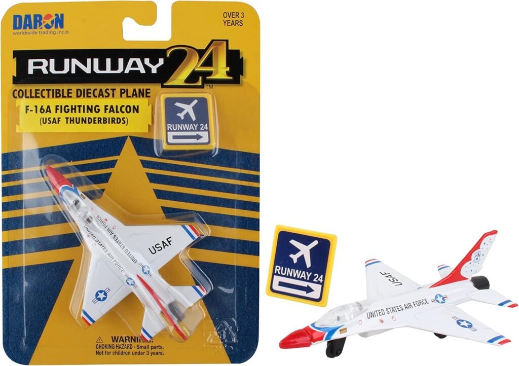 Daron Worldwide Trading Runway24 F-16 Thunderbird No Runway Vehicle