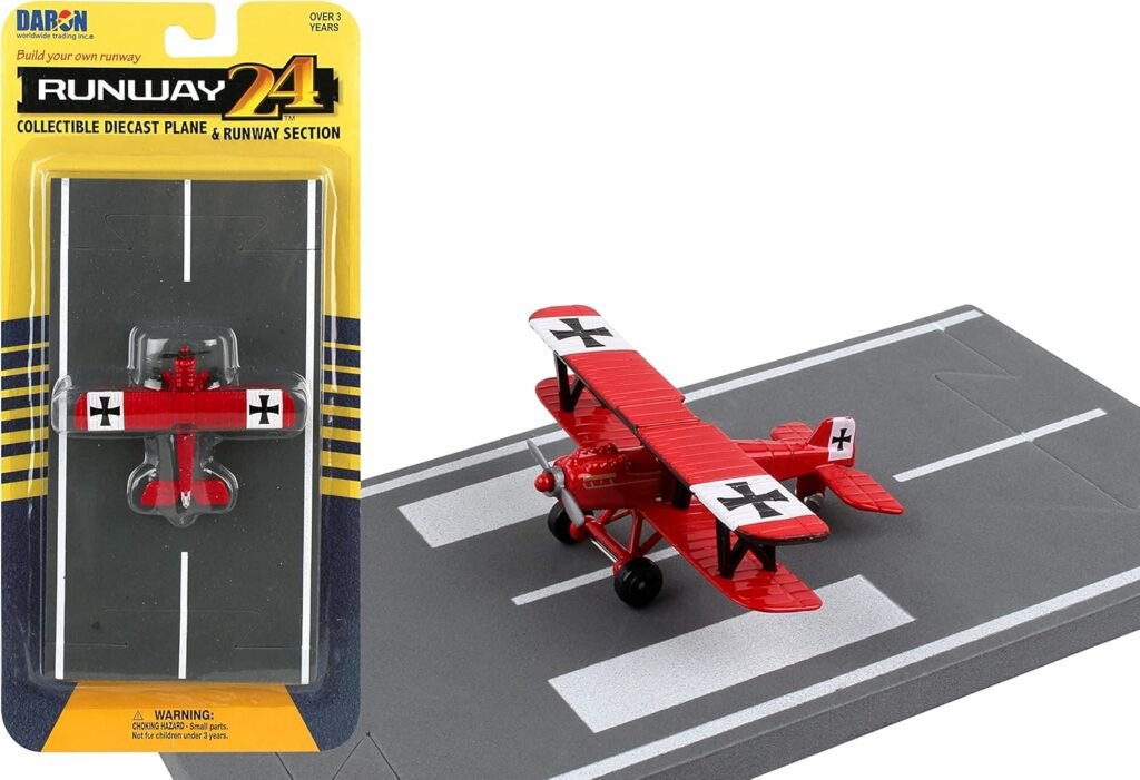 Daron Worldwide Trading Runway24 Se5 Baron Vehicle, Red