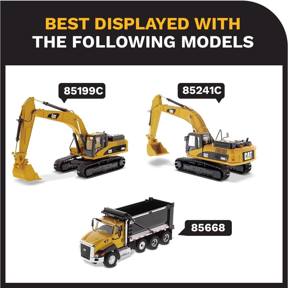Diecast Masters Caterpillar 308C CR Mini Hydraulic Excavator, Core Classics Series Cat Trucks  Construction Equipment | 1:50 Scale Model Diecast Collectible Model 85129C
