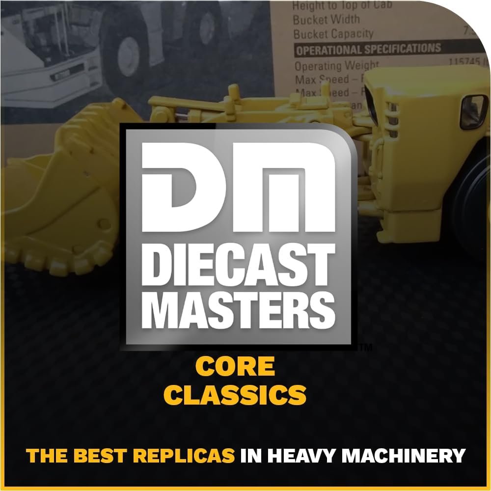 Diecast Masters Caterpillar R1700G LHD Underground Wheel Loader, Core Classics Series Cat Trucks  Construction Equipment | 1:50 Scale Model Diecast Collectible Model 85140C