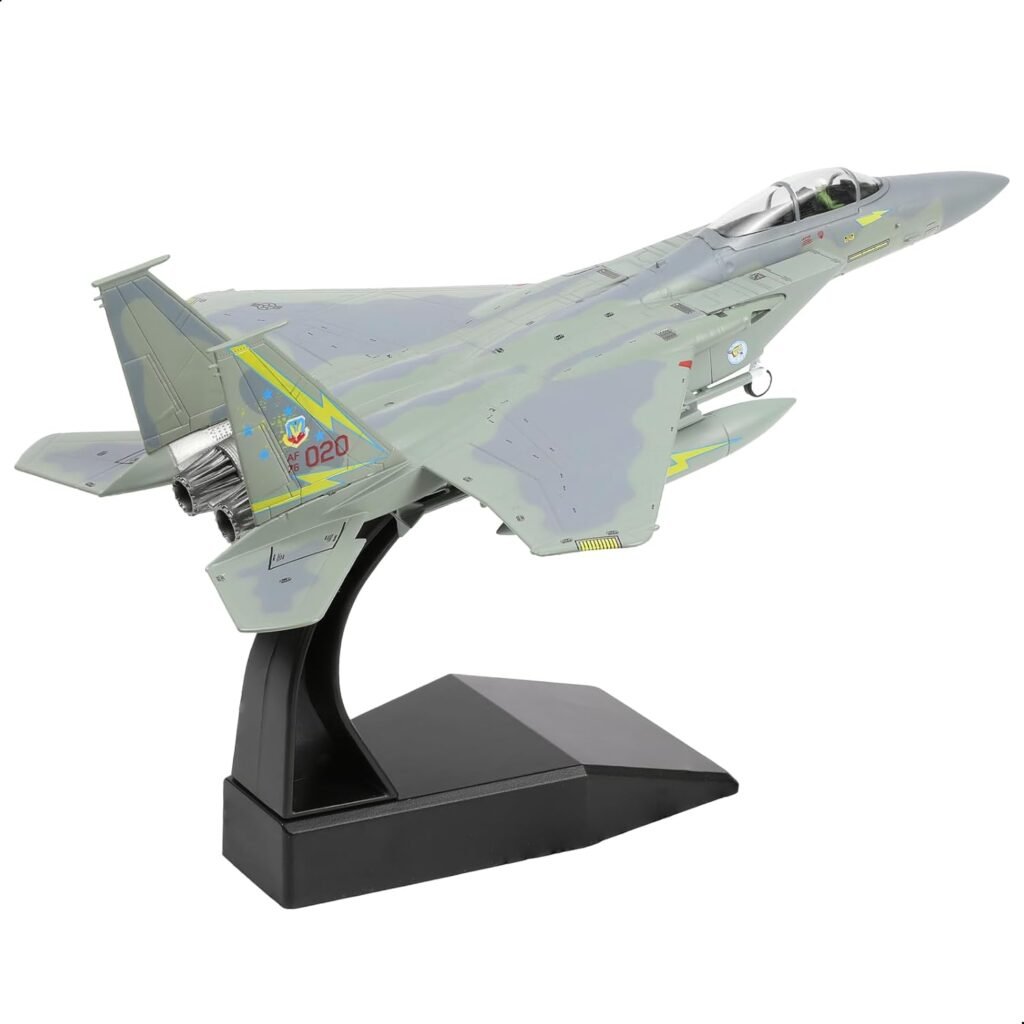 F-15C American Eagle Aircraft Model is a Twin-Engine 1:100 Metal die-cast Fighter Jet Model, Suitable for Collection and Gift-Giving Purposes.