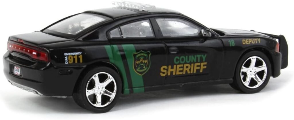 Greenlight 44980-D Hollywood Series 38 - Yellowstone - 2011 Dodge Charger Pursuit - County Sheriff Deputy #18 1/64 Scale Diecast