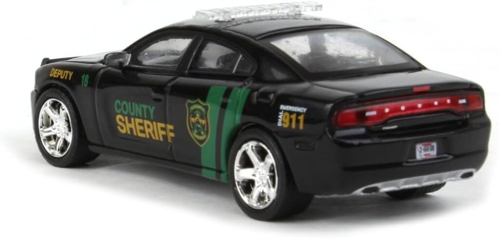 Greenlight 44980-D Hollywood Series 38 - Yellowstone - 2011 Dodge Charger Pursuit - County Sheriff Deputy #18 1/64 Scale Diecast