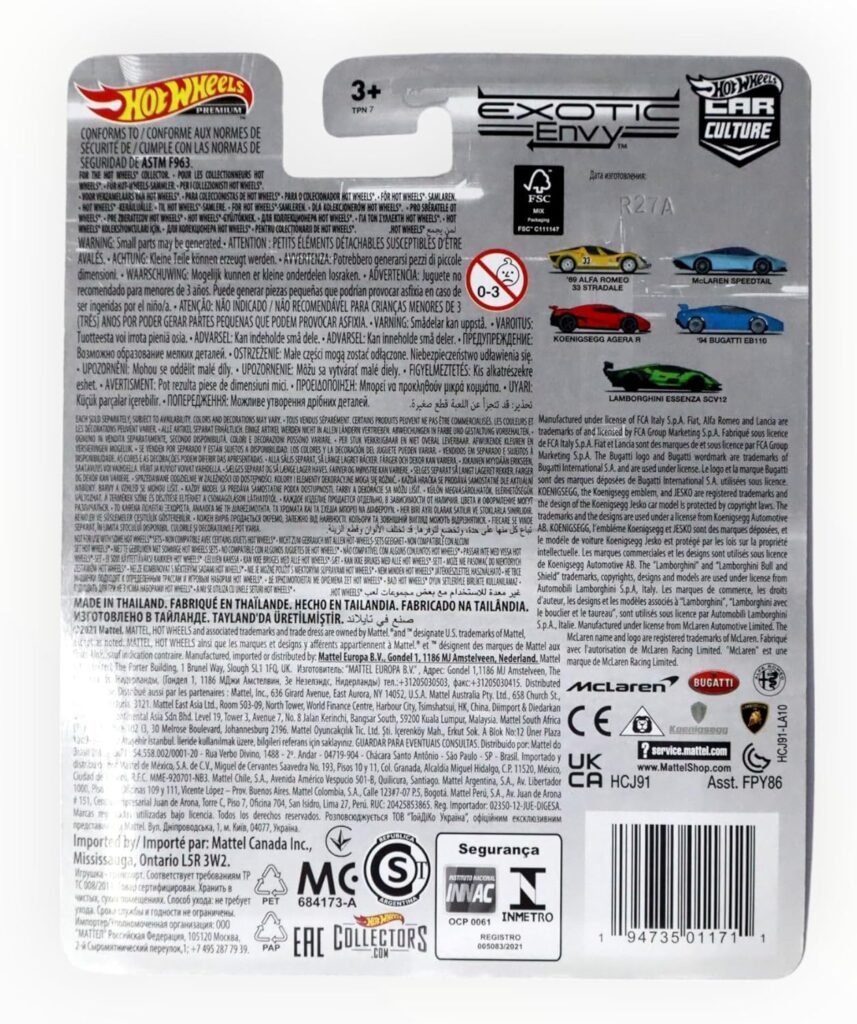 Hot Wheels 69 Alfa Romeo 33 Stradale, Exotic Envy 1/5
