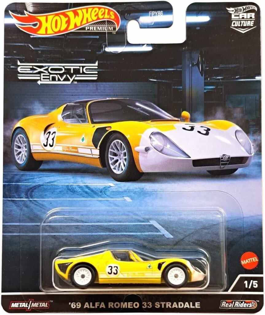Hot Wheels 69 Alfa Romeo 33 Stradale, Exotic Envy 1/5