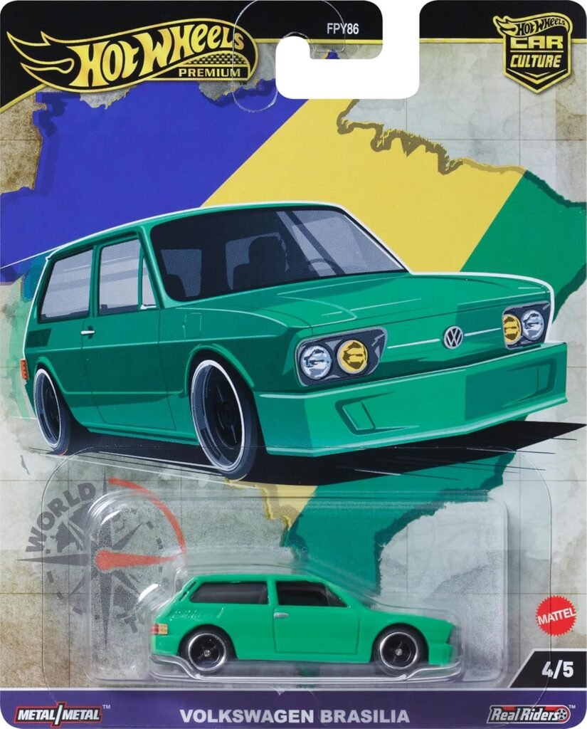Hot Wheels Premium Car Culture Collectible Toy Car, 1:64 Scale Die-Cast Toyota Corolla GR, Slide Street Vehicle with Real Riders Tires