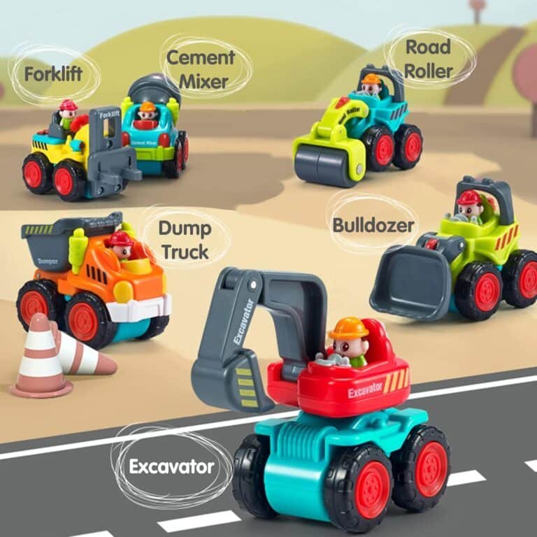 iPlay, iLearn Toddler Construction Toy Trucks Review