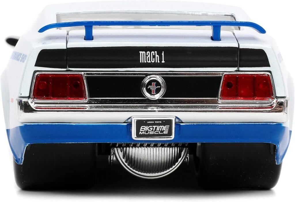 Jada Toys Big Time Muscle 1:24 1973 Ford Mustang Mach 1 Die-cast Car, Toys for Kids and Adults