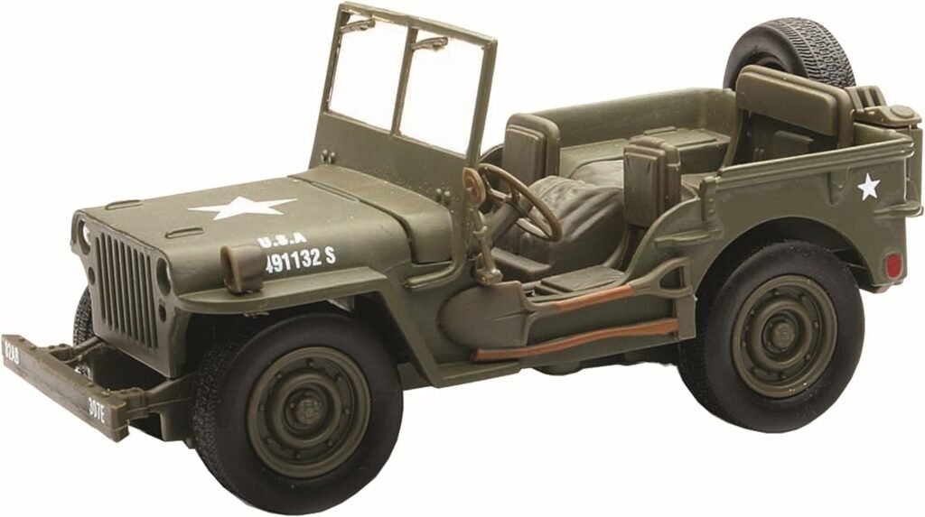 Jeep Willys U.S.A. Army Green 1/32 Diecast Model Car by New Ray