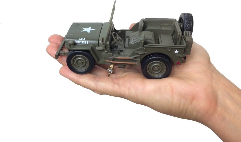 Jeep Willys U.S.A. Army Green 1/32 Diecast Model Car by New Ray