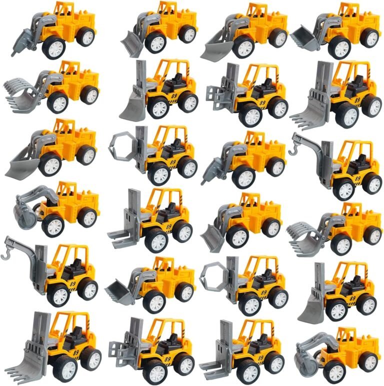 Juuxncgv 24PCS Mini Construction Vehicles Review