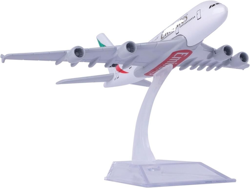 Modefling 1/400 Scale A380 Model Plane Diecast Model Airplanes for Adults Die-cast Airplanes for Home/Office Décor