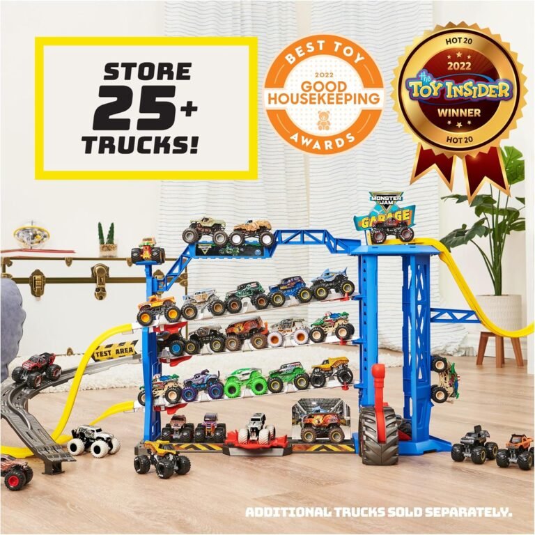 Monster Jam Garage Playset Review