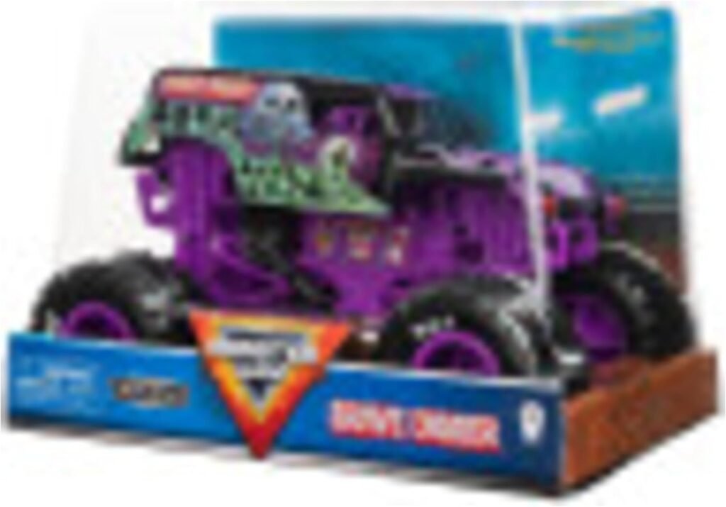 Monster Jam, Official Grave Digger Monster Truck, Die-Cast Vehicle, 1:24 Scale