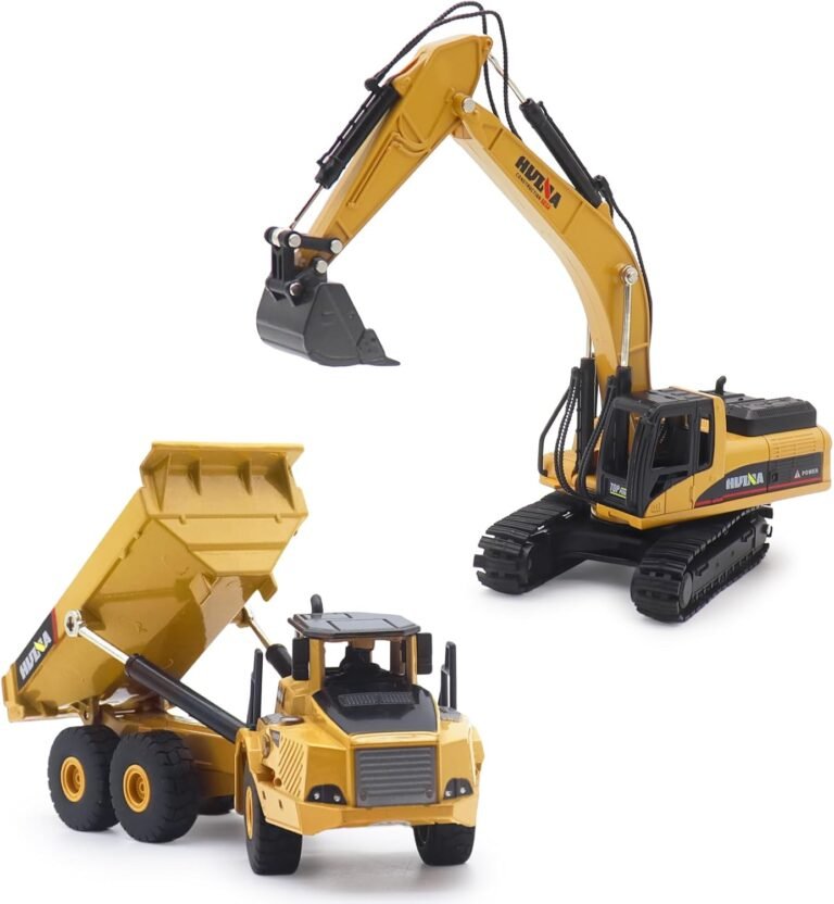 Mostop Construction Vehicle Toys Excavator & Dump Truck Toy Set Review