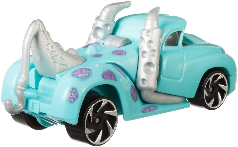 Sulley Monsters Inc Hot Wheels Disney Character Cars Diecast Car 1:64 Scale