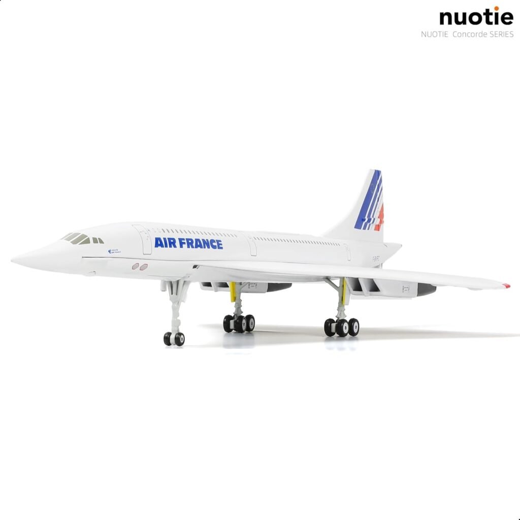 1/200 Concorde Airplane Model Diecast Metal Aircraft Model Kit Simulation Display Aircraft Model Two Versions Available for Display Collections or Gift (1/200 British Airways)