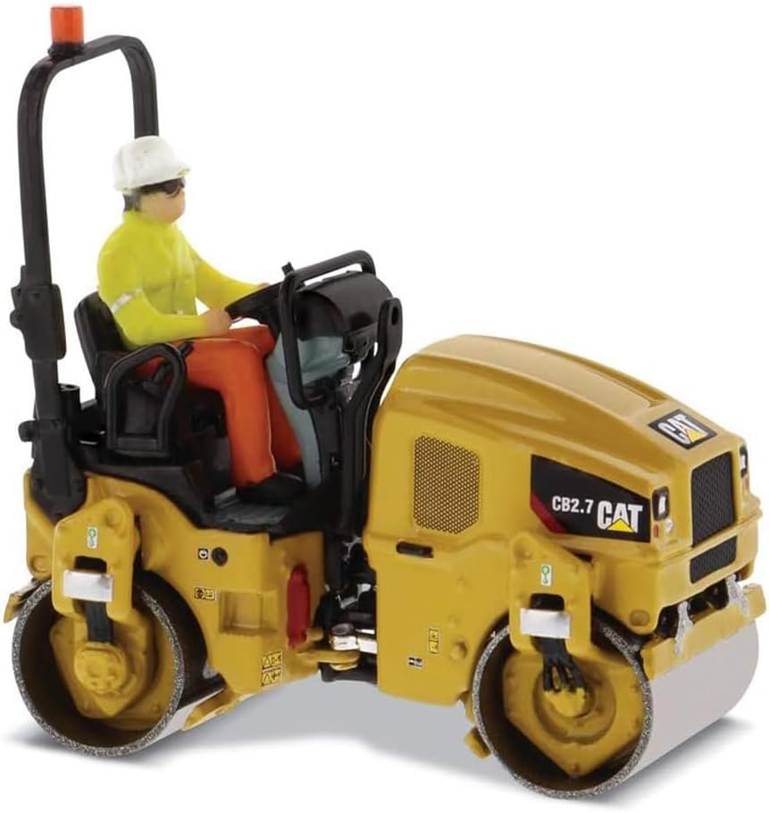 Diecast Masters 1:50 Scale Caterpillar CB-2.7 Utility Compactor | High Line Series Cat Trucks  Construction Equipment Model 85593