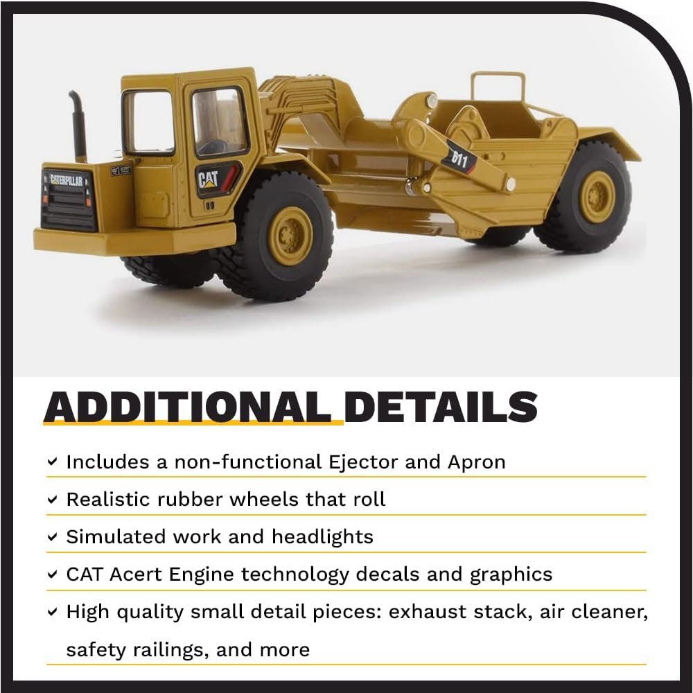 Diecast Masters Caterpillar Wheel Tractor 611 Scraper Review