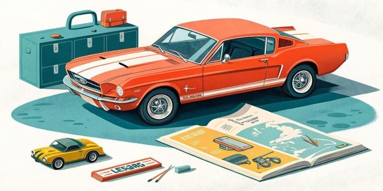 Diecast Ford Mustang Models Through the Decades